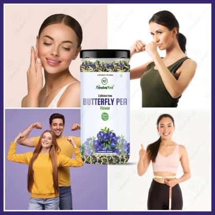Blue Butterfly Pea Flower Tea Jar image 4